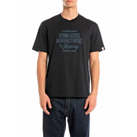 Replay Custom Garage Print Kortärmad T-shirt (Herr)
