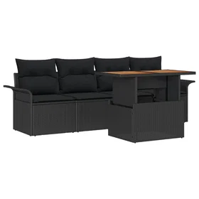 vidaXL Garden Sofa Set with Cushion 5 Pieces 3349267