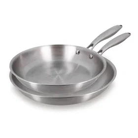 Menastyl Trinox Fry Pan Set 2pcs (24cm,28cm)