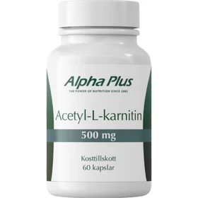 Alpha Plus Acetyl L-Carnitine 500mg 60 Capsules