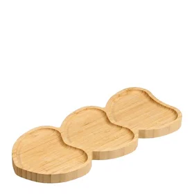 Kesper Heart Serving Bowl Bamboo 35cm