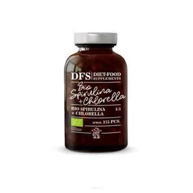 Diet-Food Spiruline + Chlorella 375 Comprimés