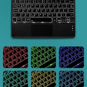 INF Keyboard and Mouse for Samsung Galaxy Tab S7+/S8+/S7FE 12.4 inches