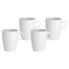 Pillivuyt Plissé Mug 27cl 4-pack