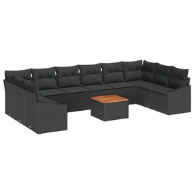 vidaXL Garden Sofa Set with Cushion 11 Pieces 3347884