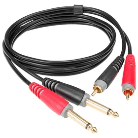 Klotz 2xjack mono-2xphono Kabel 1m AT-CJ0100