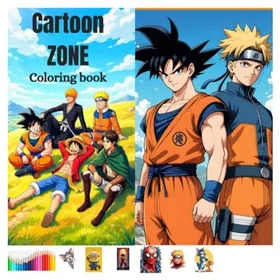 Cartoon Zone Färgläggningsbok