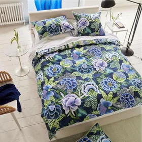 Designers Guild Indigo Bleu Housse de Couette 240x220cm