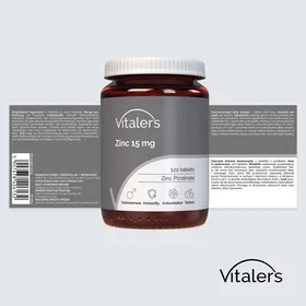 Oxford Vitality Zinc Picolinate 15mg 120 Comprimés