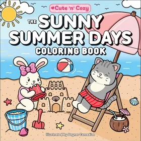 Coloring Book Dream Of Sunny Days: Feel The Breeze With A Summer Vibes