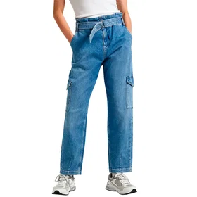 Pepe Jeans Tapered Utility Fit High Waist Jeans (Women's)