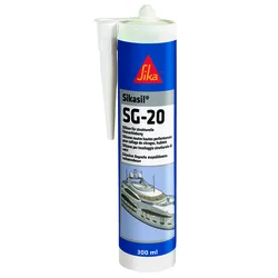 Sikasil SG-20 Silikonlim Svart 300ml