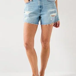 Levi's Ribcage Shorts Hög Midja Bomull (Dam)