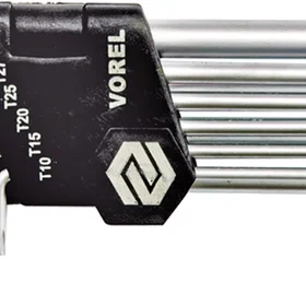 Vorel 56478 Torx Sikkerhetsnøkler T10-T50 9pcs