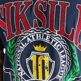SikSilk Varsity Oversized Kortærmet T-shirt (Herre)