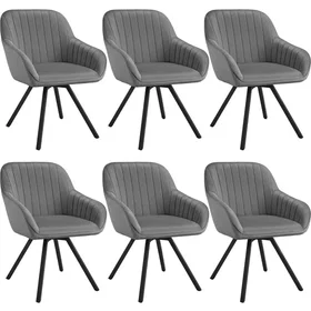 TecTake Snug Armchair Set Of 6