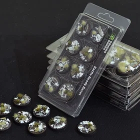 Gamers Grass - Battle Ready Bases - Winter - Round 32mm (x8)