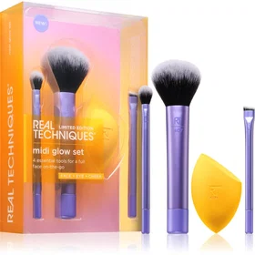 Real Techniques Midi Glow Set Borstset 4pcs