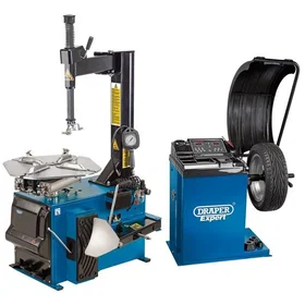 Draper Expert Tyre Changer and Wheel Balancer Kit