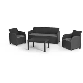 Allibert Sanremo Ensemble de Salon d'Extérieur 5 Pièces F-OCT-SANREMO5SEATGR