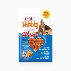 Catit Nibbly Wraps Kylling & Fisk 30g