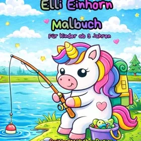 Elli Einhorn Malbuch för barn