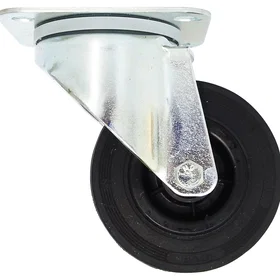 Tente Gummi Plate Hjul (80 mm) (15 Stk)