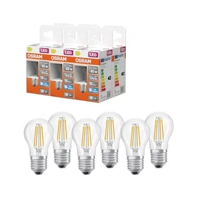 Osram 04099854468605 E27 G45 6500K 470lm 3.4W 6-pack