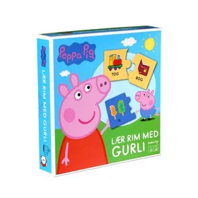 Gurli Gris Lær at Rime Puslespil