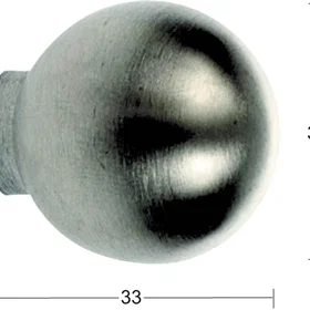 Knopp 2061 30mm (Rustfritt Stål)