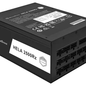 SilverStone HELA 2500Rz Cybenetics Platinum ATX 3.1 Svart 2500W