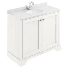 Bayswater Bathrooms Victrion Vanity Cabinet 1000mm White