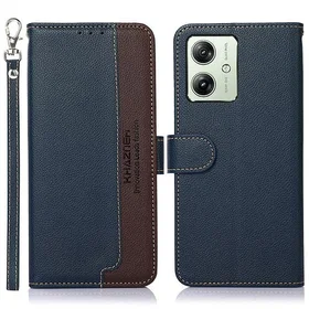 MTK Litchi Texture Wallet Case Motorola Moto G54 5G