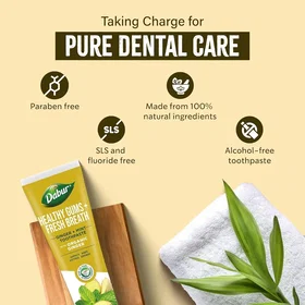 Dabur Organisk Ingefær & Mint Tandpasta 100ml
