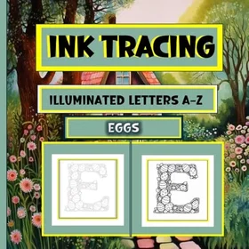 Trace Ink Tracing Illuminated Letters A–Z Färgläggningsbok