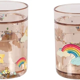 Konges Sløjd Rainbow Glitter Cup 2-pack