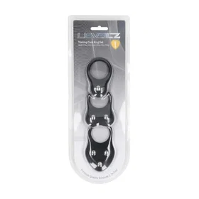 Levelz Beaded Silikon Cockring Set Om 3 S/M/L