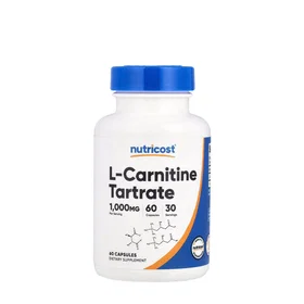 Nutricost L-Carnitine Tartrate 500mg 60 Kapslar