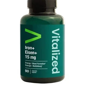 Vitalized Iron Plus 15mg 90 Capsules