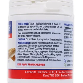 Lamberts Cinnamon 2500mg 60 Tablets