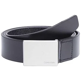 Calvin Klein Plaque Leather Belt