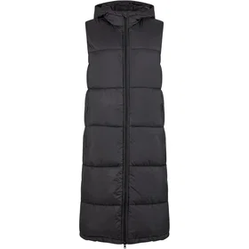 Urban Classics Long Hooded Puffer Vest (Women's)