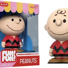 Super7 Peanuts FUN! FUN! Charlie Brown Figur (Rød Skjorte) 0840418815083