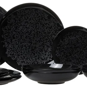 Arthur Krupp Eclipse Night Tableware Set 12pcs