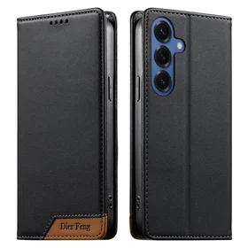 DIERFENG Lommebokcase med RFID-beskyttelse og Stativ for Samsung Galaxy S26