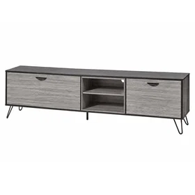 AltoBuy Meuble TV 1 porte 3 niches 180cm