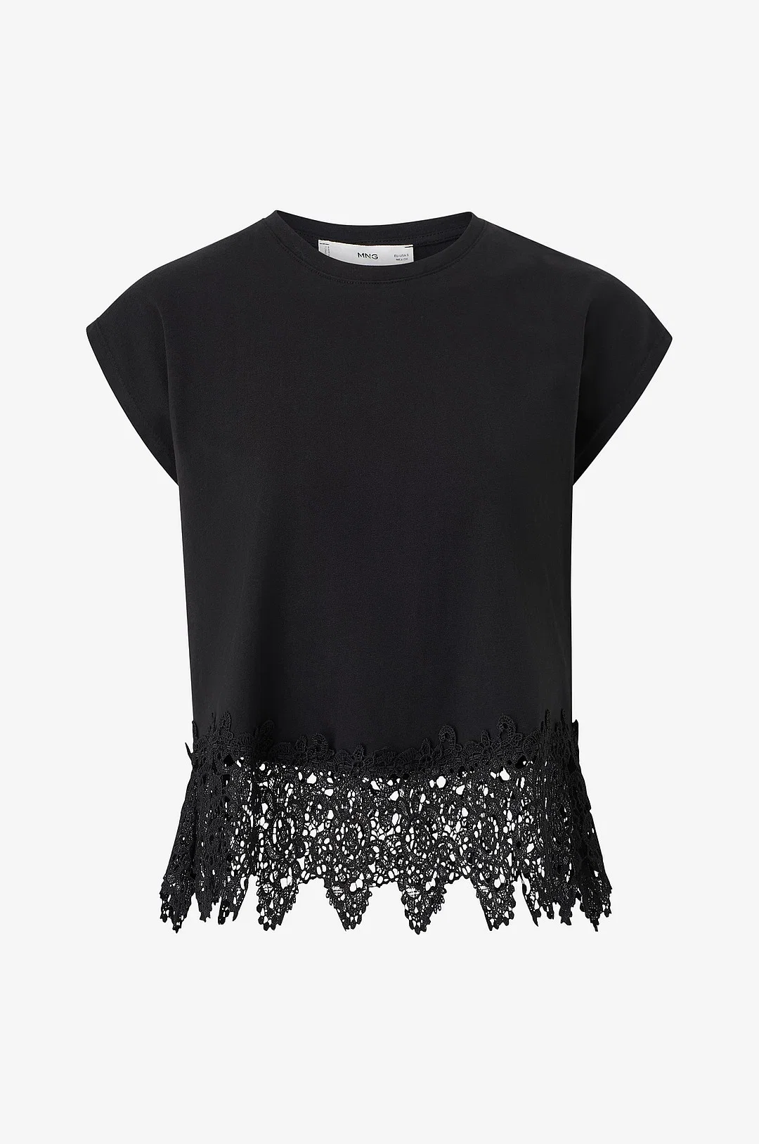 Mango T-shirt With Broderie Anglaise Embroidery (Women's)