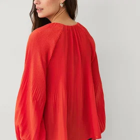 Ellos Collection Plisseret Bluse (Dame)