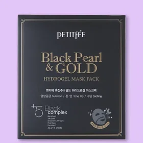 Petitfée Black Pearl & Gold Sheet Mask 32g