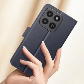 Avizar Faux Leather Case with Video Holder for Honor X6b